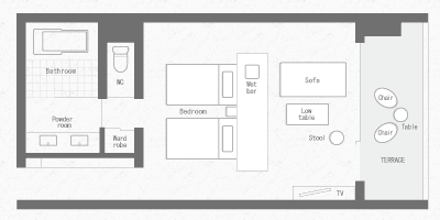 フォレストテラスデラックス　間取り図
