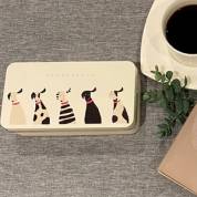 【売店】犬柄のクッキー缶