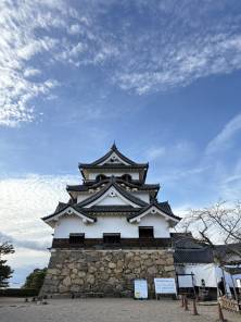 ワンちゃんと一緒に冬の彦根城へ！