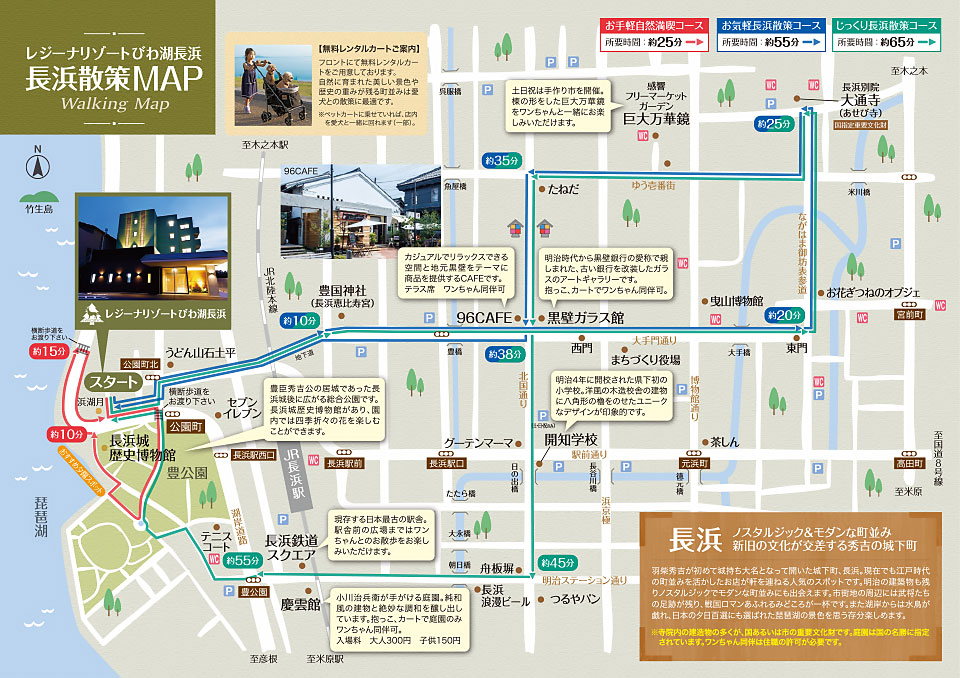 近隣お散歩コースマップ