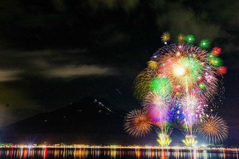 山中湖報湖祭  毎夏、8/1開催