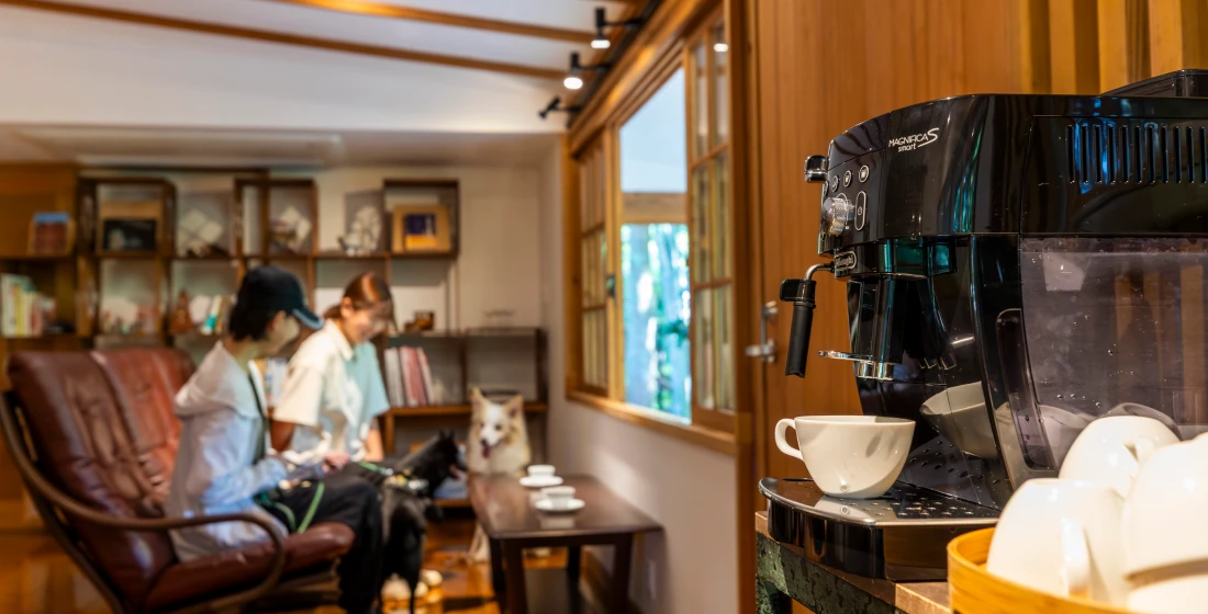 写真:オープンカフェ
