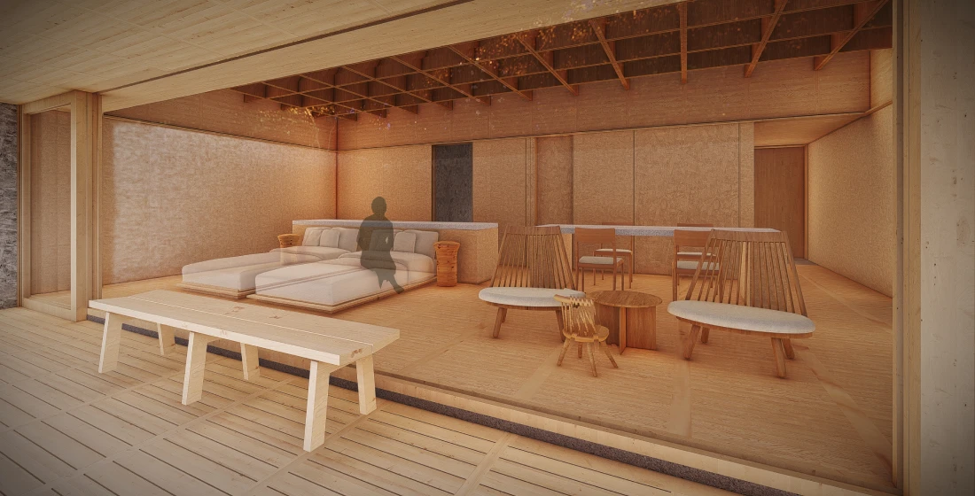 写真:圍ジュニアスイート–山の庭