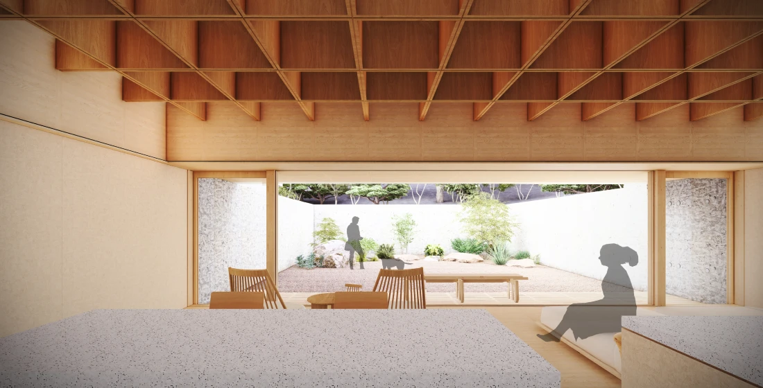 写真:圍ジュニアスイート–山の庭