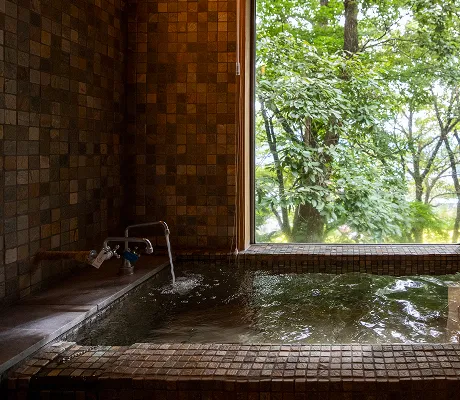 写真:お部屋の露天風呂