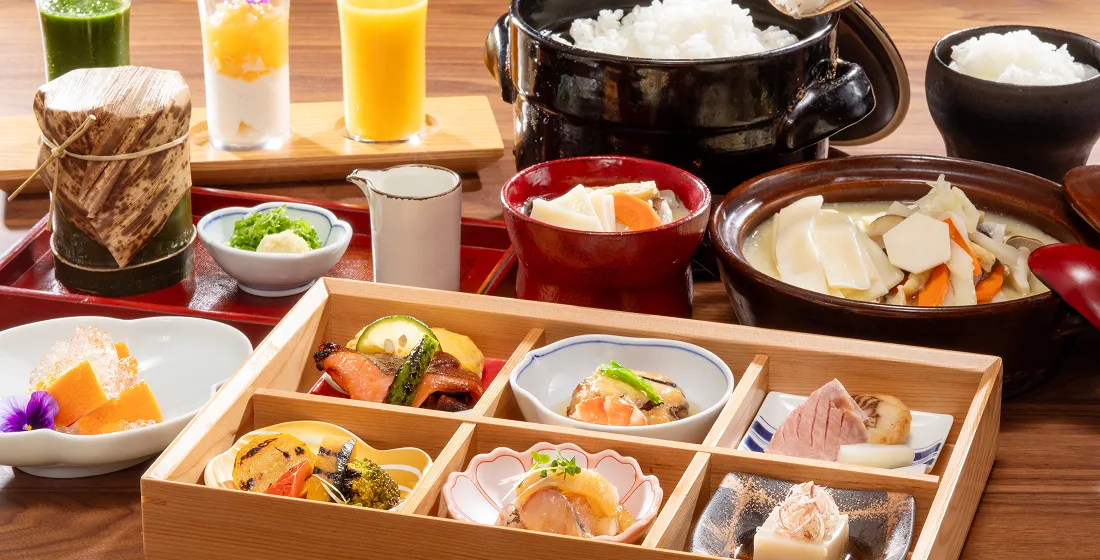 写真:朝食