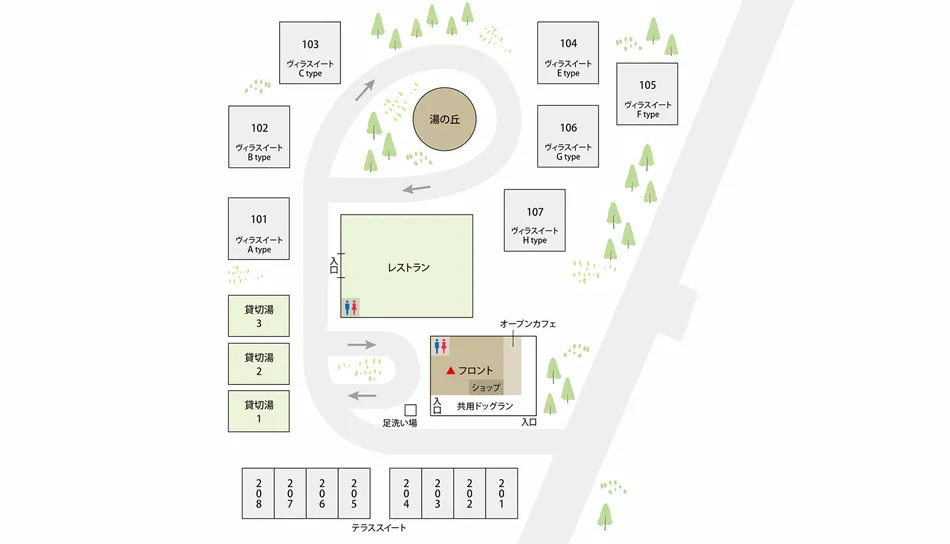 写真:客室マップ