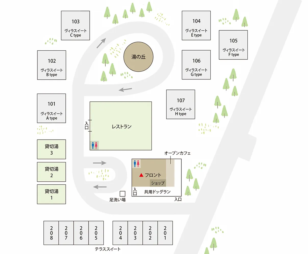 写真:客室マップ